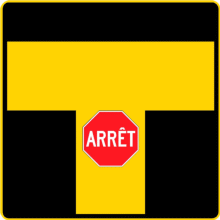 CT-040, panneau,indication,danger, sortie de véhicule d'urgence